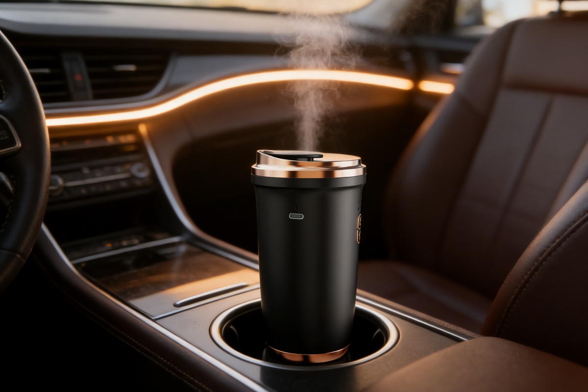 Smart Portable USB Car Diffuser ST-01SC with Ambient Light Smart Portable USB Car Diffuser ST-01SC with Ambient Light